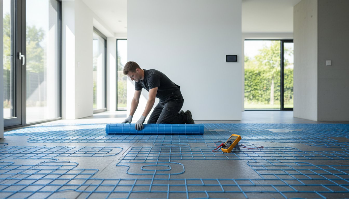 Handleiding elektrische vloerverwarming installeren: stap voor stap naar een warm huis