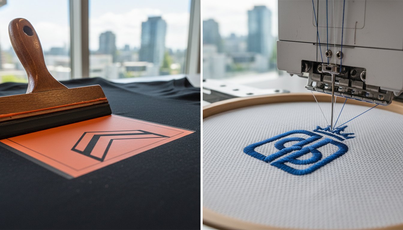 Screen Printing vs Embroidery Surrey: The 2026 Comparison Guide