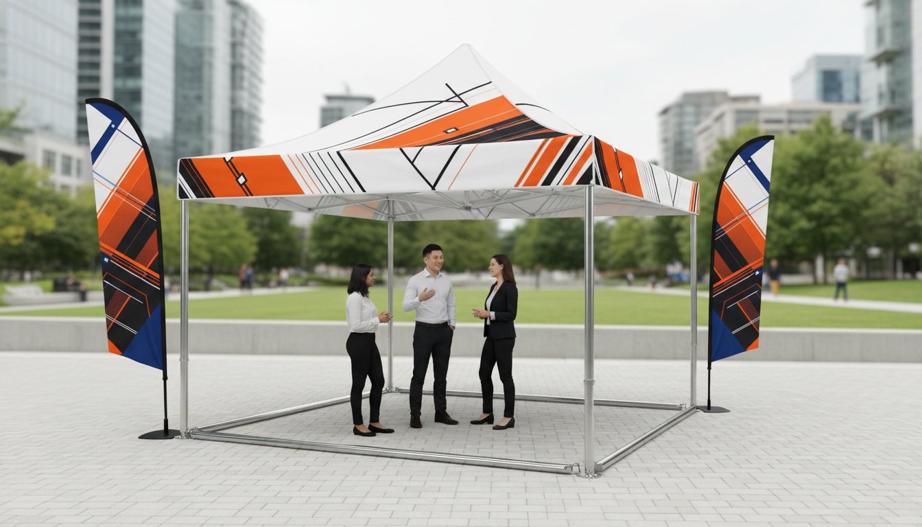 Customer Printed Tents & Flags: The 2026 Canadian Buying Guide
