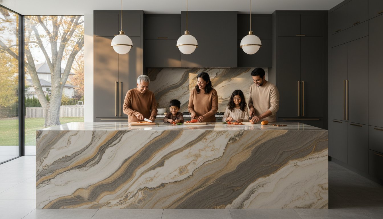 Durable Stone Slabs for Kitchen Countertops: An Ontario Family Buying Guide