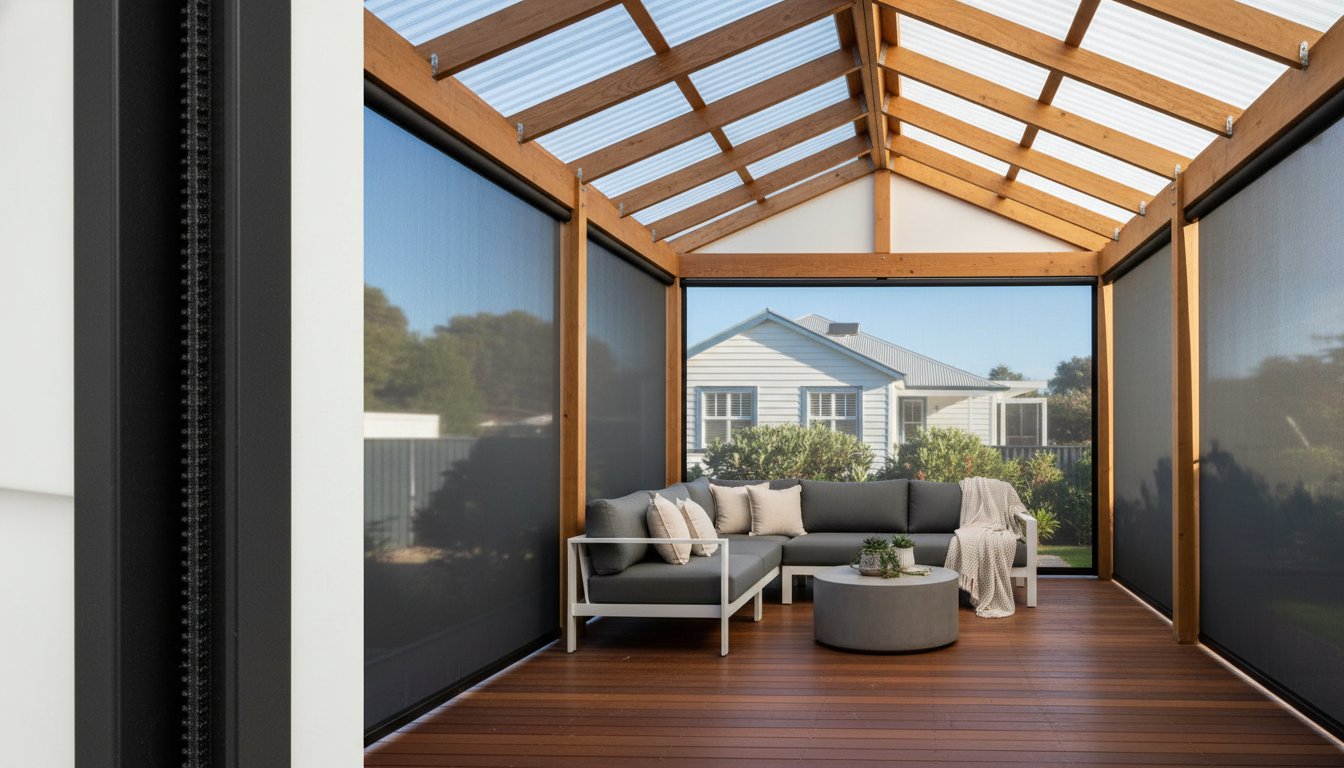 How to Use Pergola Blinds in Frankston to Create a Year-Round Outdoor Room