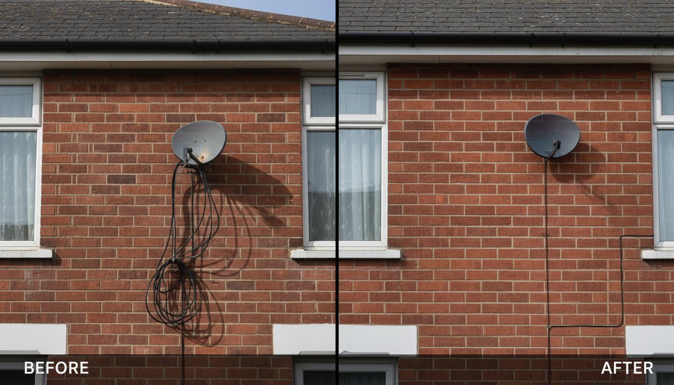 Pre-Sale Exterior Checks UK: Why You Should Remove Your Old Satellite Dish Before Selling