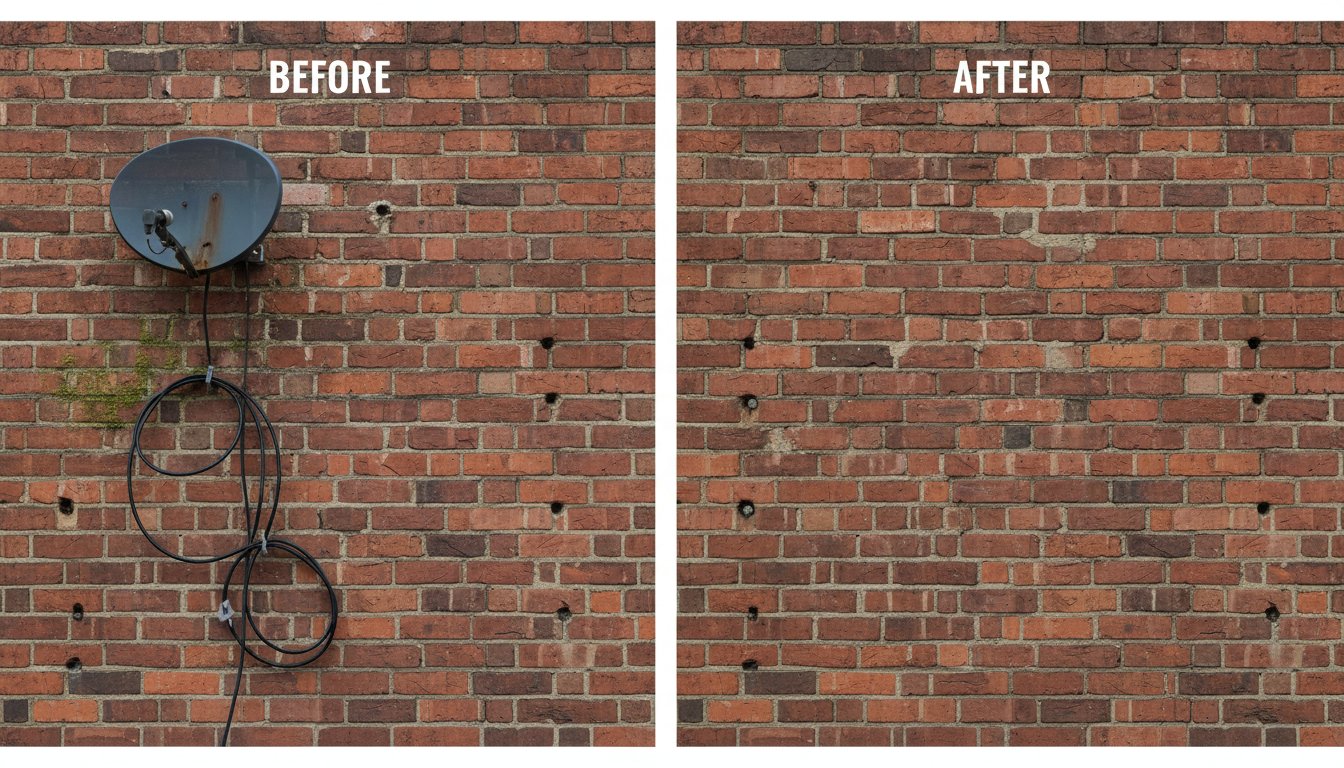 Removing Unused Cables From Outside Walls: The Complete UK Guide
