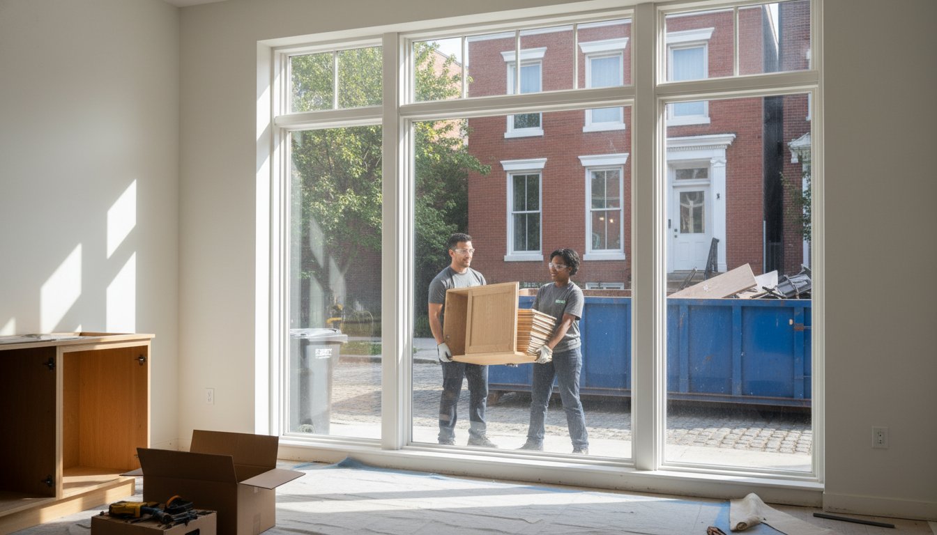 Kitchen Remodel Dumpster Rental in NY, IL & MA