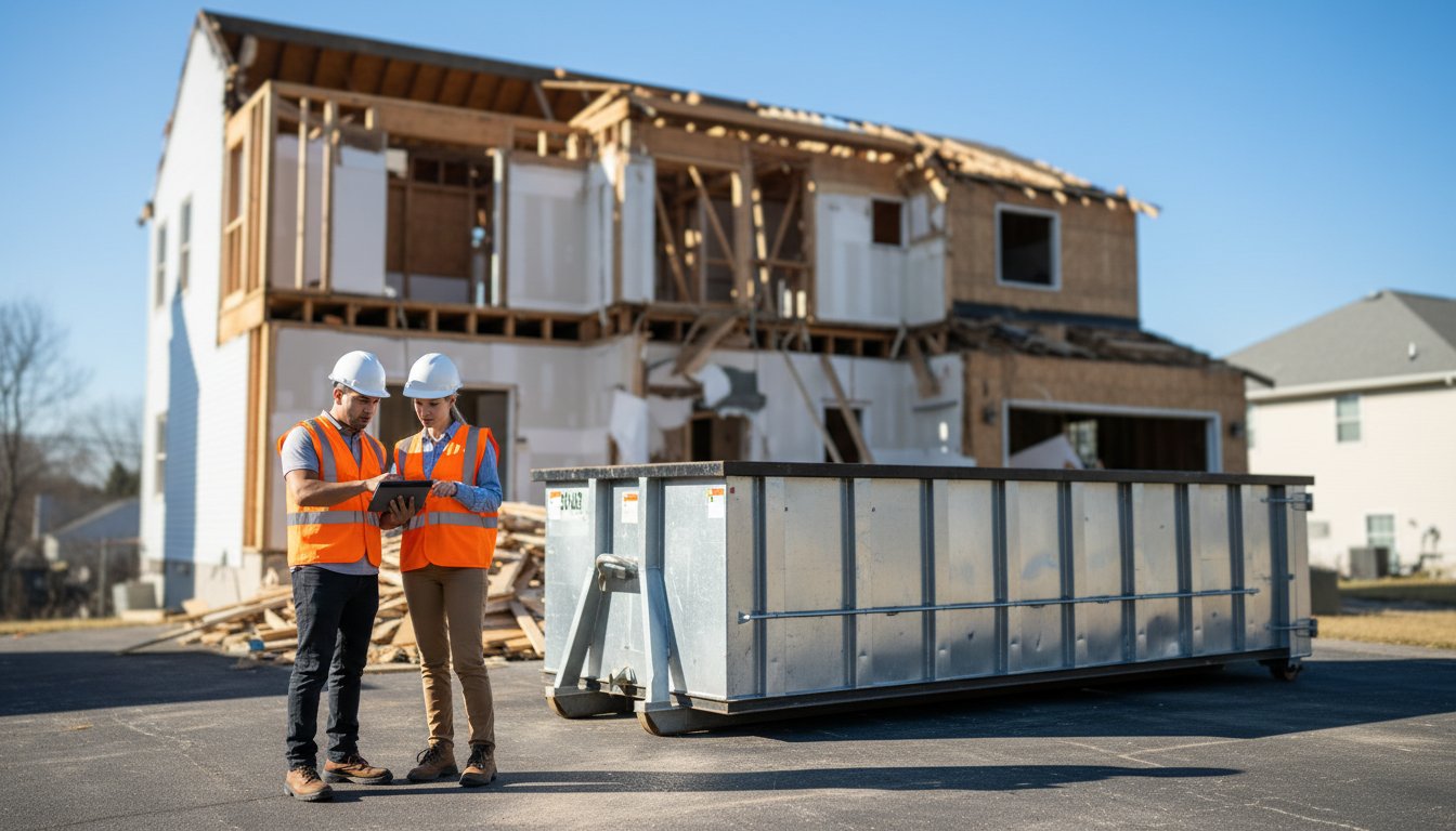 House Demolition Dumpster Rentals in NY, IL, and MA