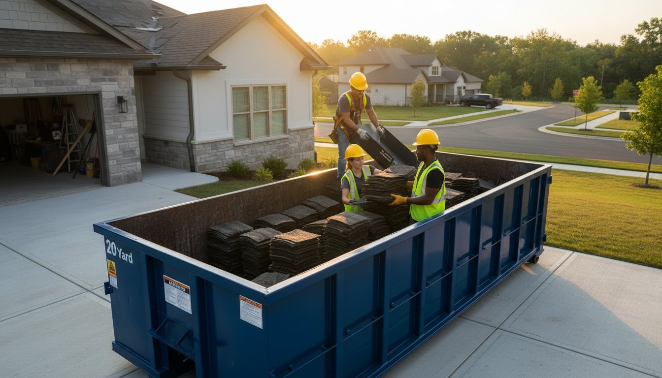 Shingle Disposal Dumpster Rental: The Complete 2026 Roofing Guide