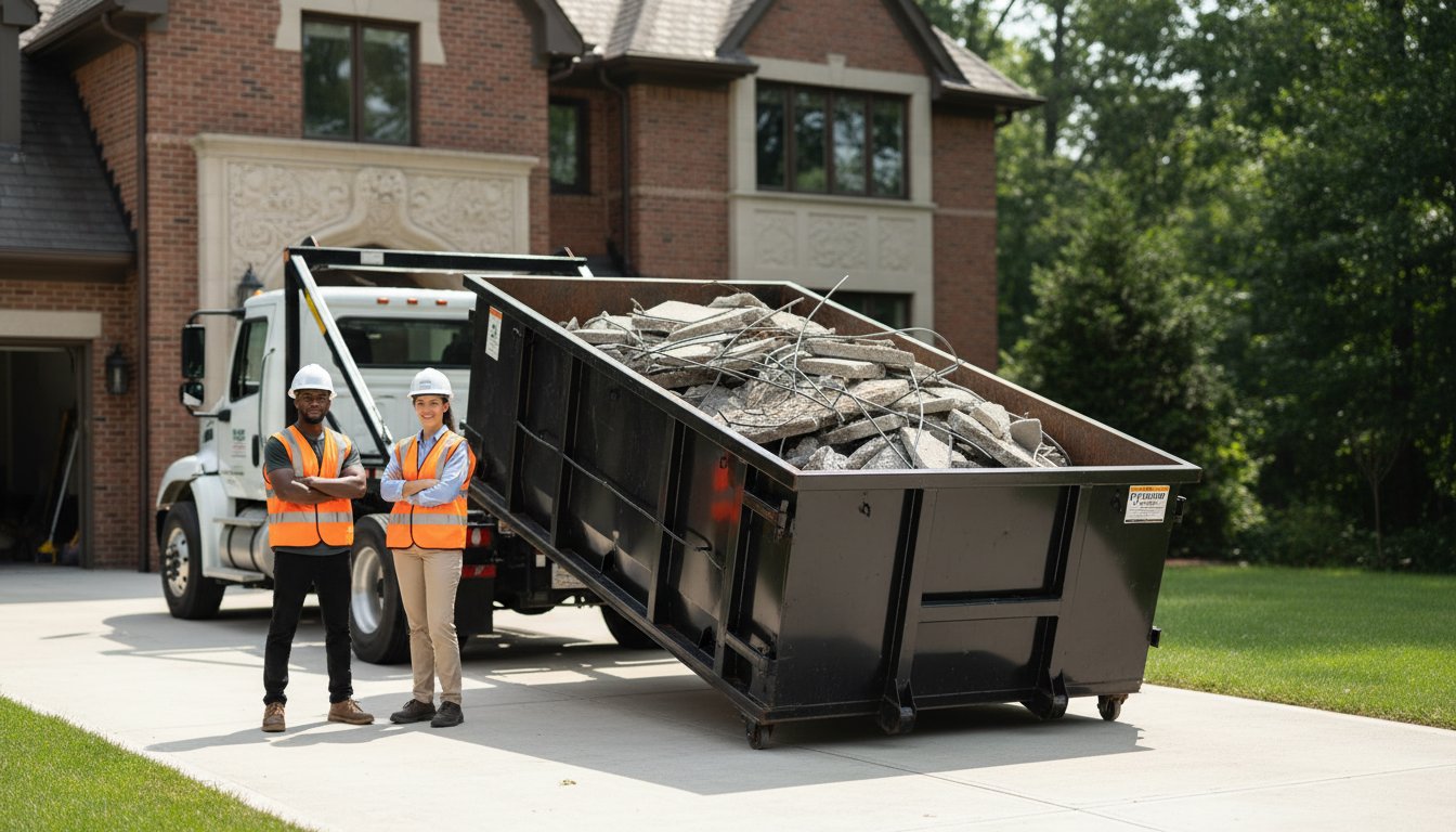 20 Yard Dumpster for Concrete: Rental Guide for NY, IL, and MA in 2026