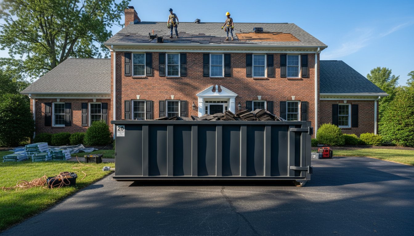 20 Yard Dumpster for Roofing Shingles: The Complete Rental Guide for New York, Illinois, and Massachusetts