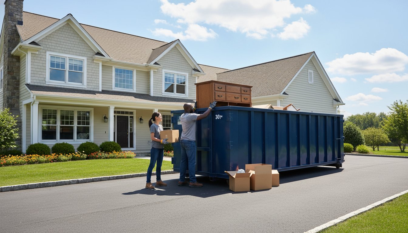 What Size Dumpster for a 2500 Sq Ft House Cleanout in NY, IL, and MA?
