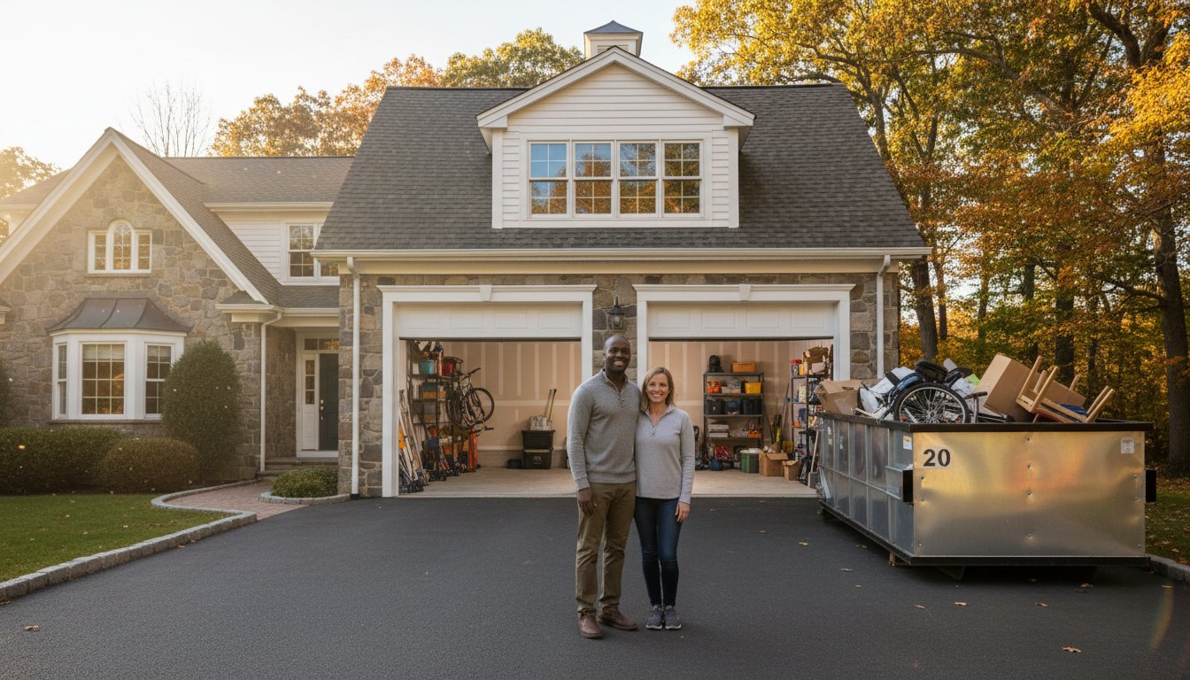 Choosing the Right Dumpster Size for a Two-Car Garage Cleanout in NY, IL, and MA