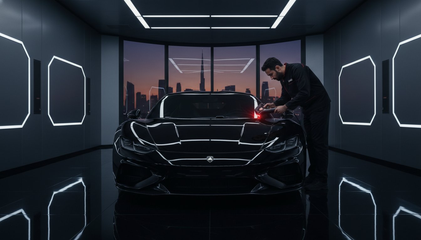 Precision Aluminum Body Panel Repair in Dubai: The Luxury Standard (2026)