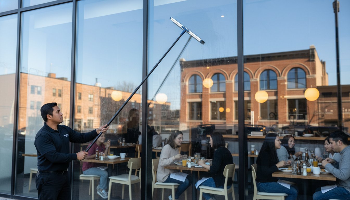 Professional Restaurant Window Cleaning in Winnipeg: The 2026 Business Owner’s Guide