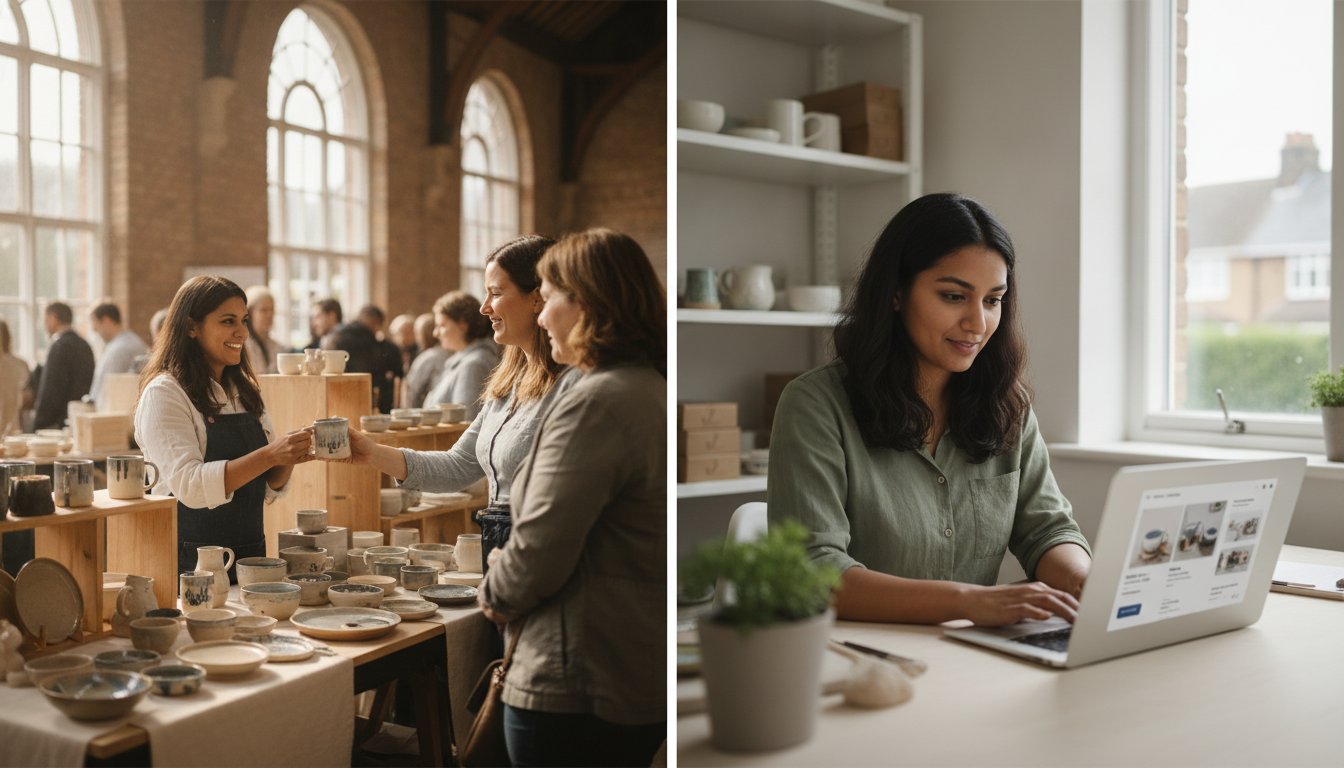 Selling at Craft Fairs vs Online: Pros and Cons for UK Makers in 2026