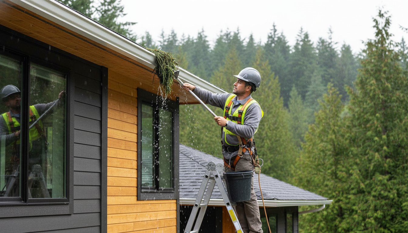 Professional Eavestrough Cleaning in Nanaimo: Protecting Your Home in 2026