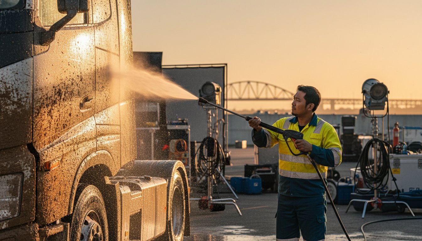 Mobile Truck Cleaning for Film Sets in Melbourne: Call-Sheet Ready Solutions