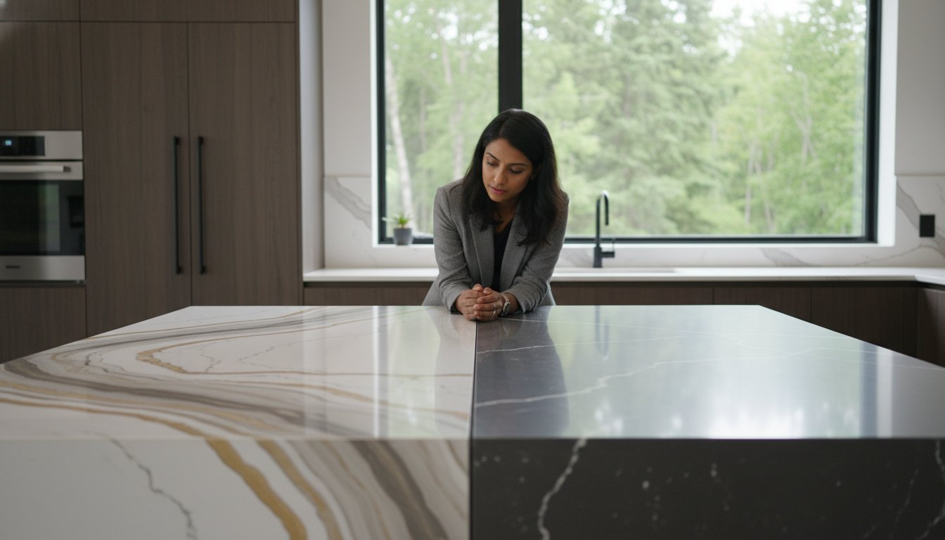 Porcelain Slab vs. Quartz Cost in Ontario: 2026 Luxury Surface Comparison