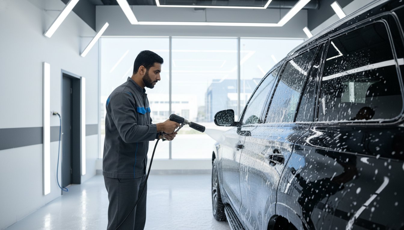 Car Wash Al Quoz: The 2026 Guide to Showroom Results in Dubai’s Auto Hub