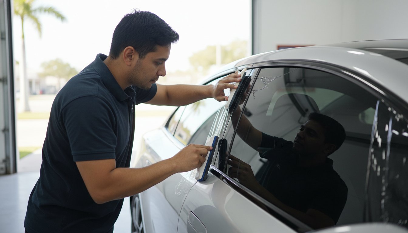 How a Professional Automotive Window Tinting Service Works: A 2026 Guide