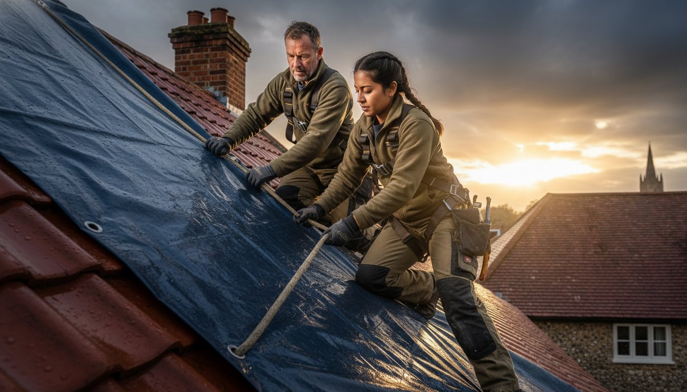 Emergency Roof Tarping Service in Norwich: Rapid Protection for Your Home