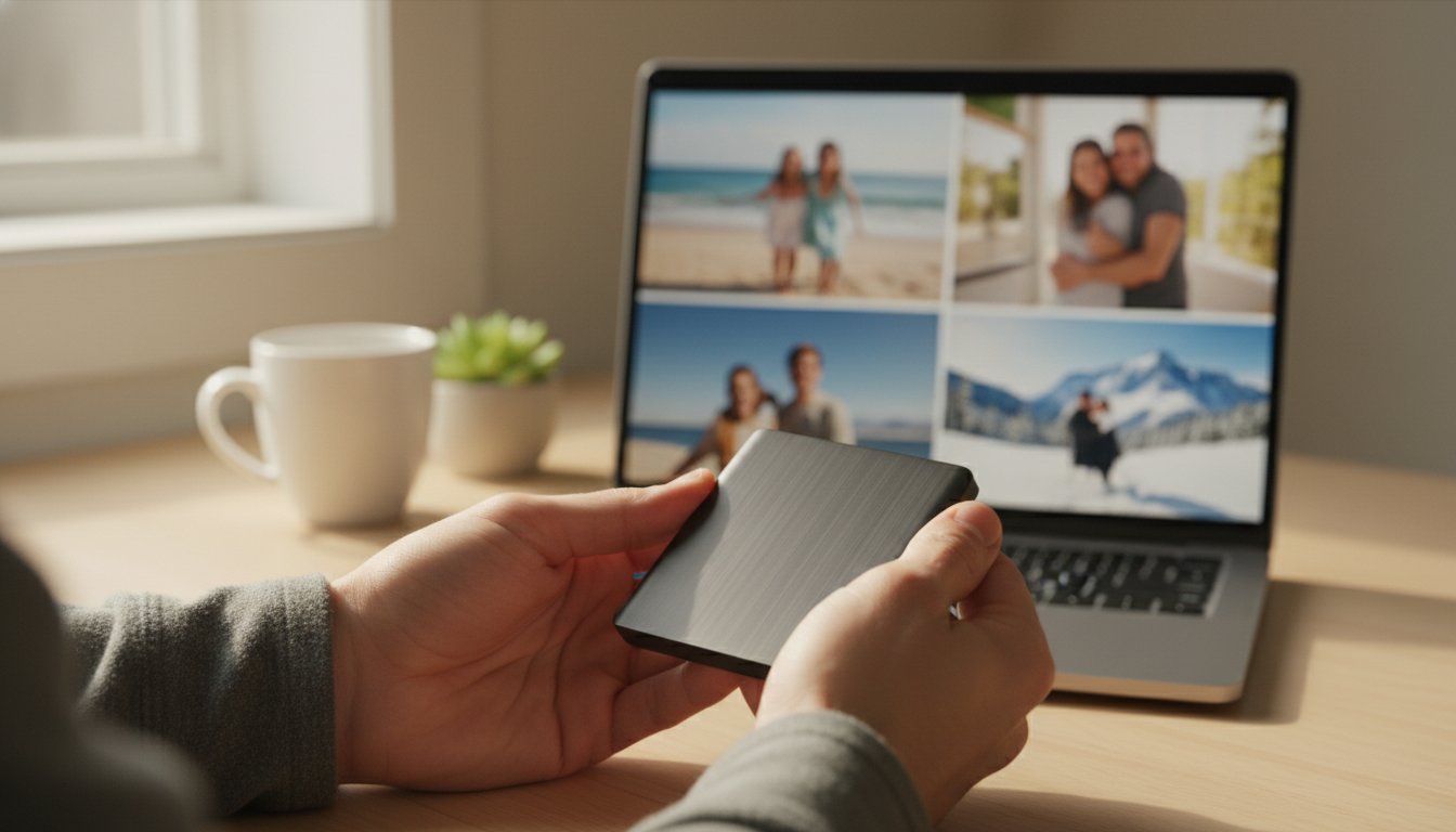 How to Back Up Photos from Your Computer to an External Hard Drive