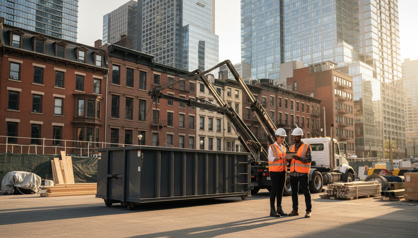 30 Yard Dumpster Rental in New York, New Jersey, Illinois, and Massachusetts