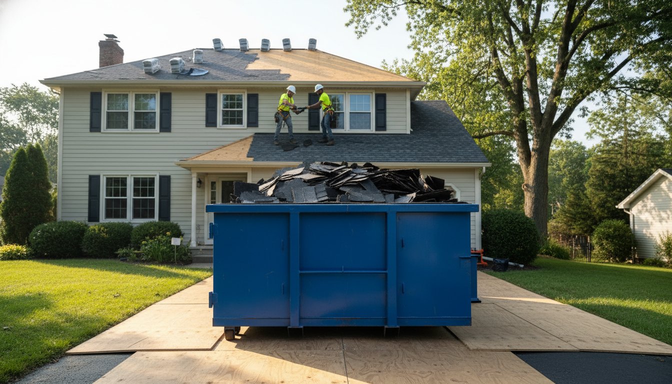 Best Dumpster Size for 30 Squares of Shingles: 2026 Weight & Capacity Guide