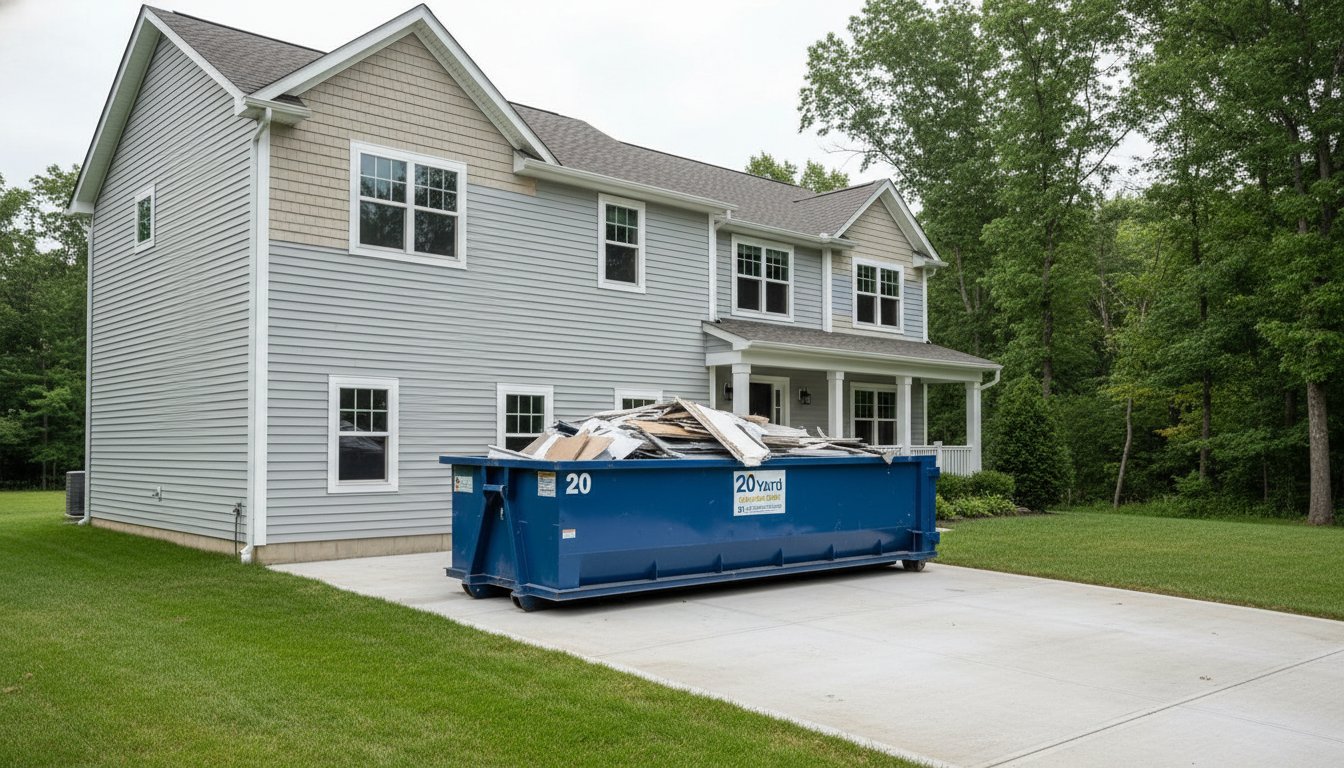 Dumpster Rental for Siding Replacement: The 2026 Sizing & Buying Guide