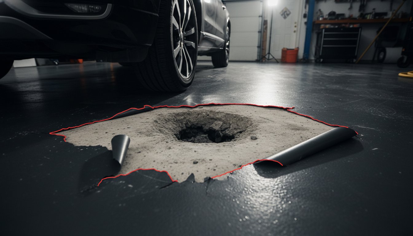 Common Garage Floor Coating Problems: Why They Fail and How to Fix Them