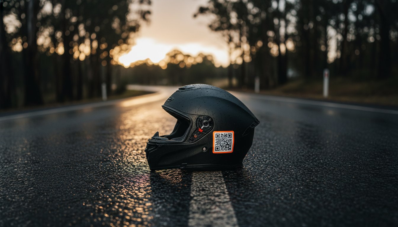 How to Use QR Code Stickers for Helmets: The 2026 Australian Rider’s Guide