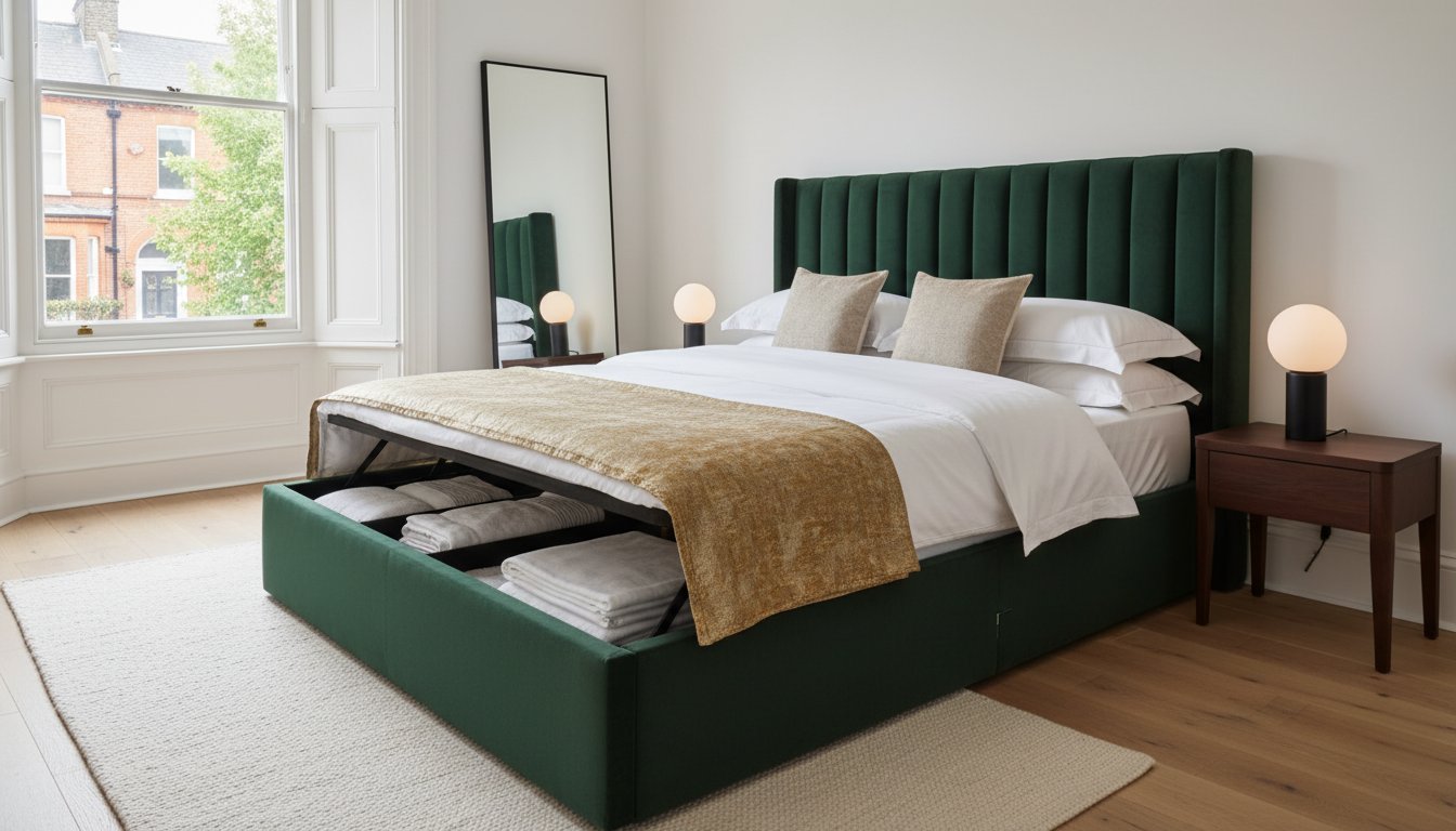 Upholstered Bed Frames with Storage: The 2026 Style and Space-Saving Guide