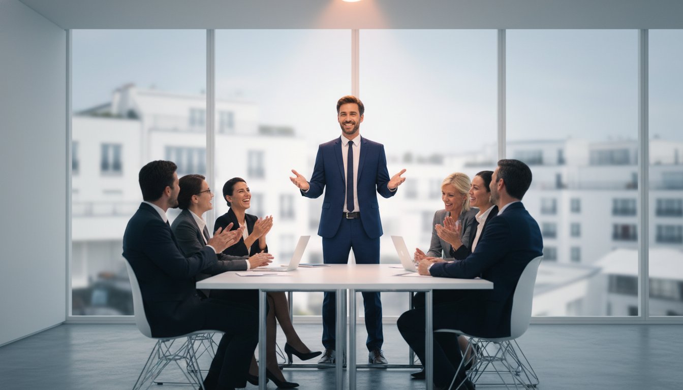 Formation pitch commercial : 3 templates et techniques de stand-up pour convaincre en 2026
