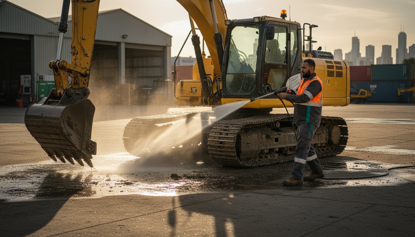 Preparing Heavy Machinery for Transport Cleaning: The 2026 Professional Guide