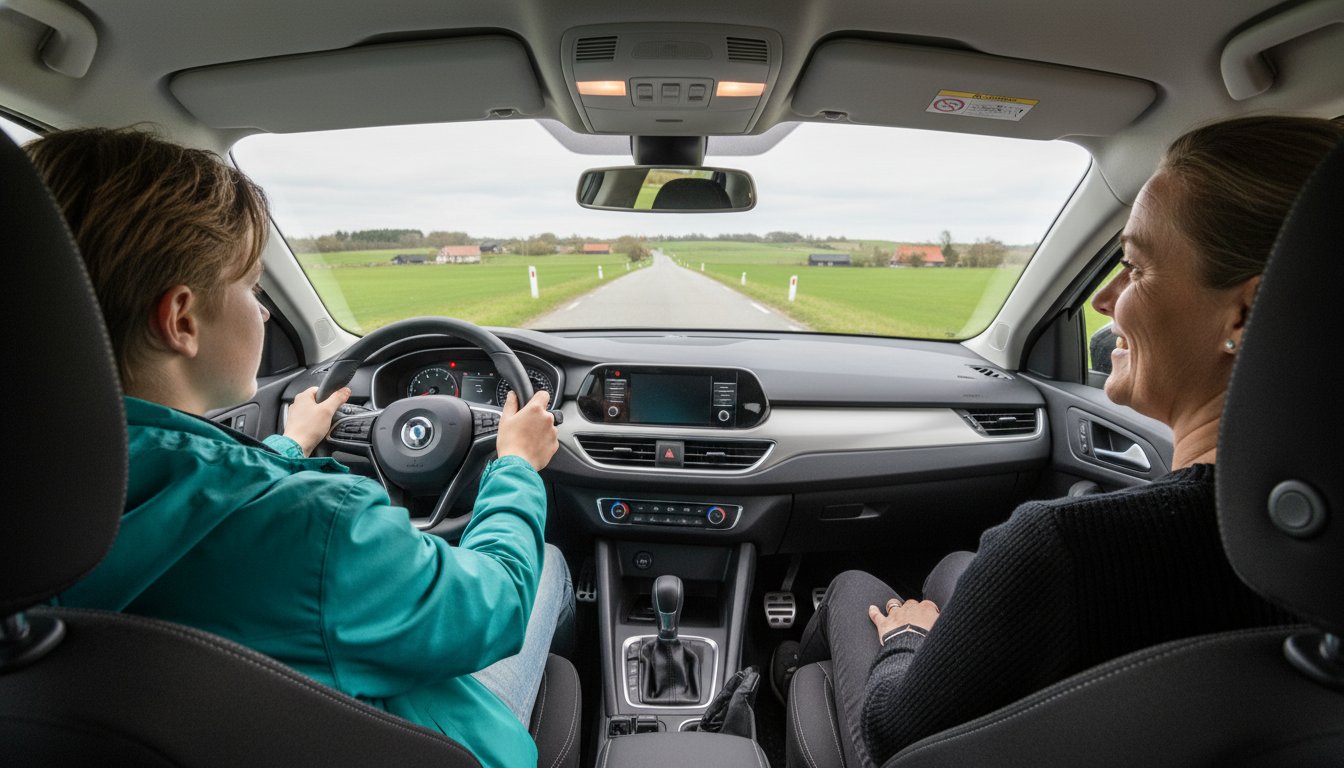 Regler for ledsagerkørsel 2026: Alt du skal vide som 17-årig (og ledsager!) 🚗