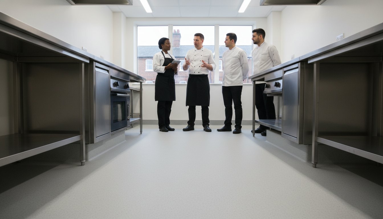 Commercial Kitchen Flooring Contractors in Essex: A Buyer’s Guide to Safety and Compliance