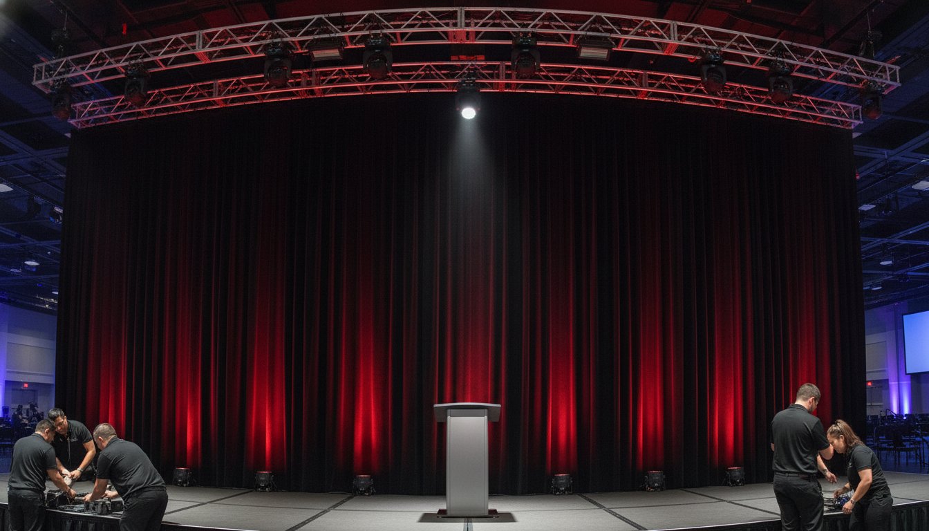Professional Pipe and Drape Rental in Edmonton: The 2026 Staging & Aesthetics Guide