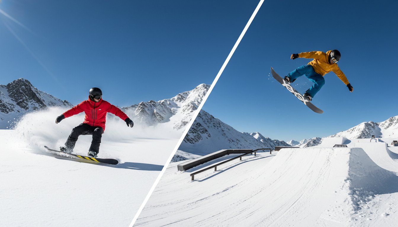 All-mountain vs Freestyle snowboard: Melyik deszka a legjobb választás számodra 2026-ban?