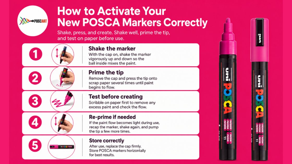 How to Activate POSCA Pens: The Complete Guide for Australian Artists