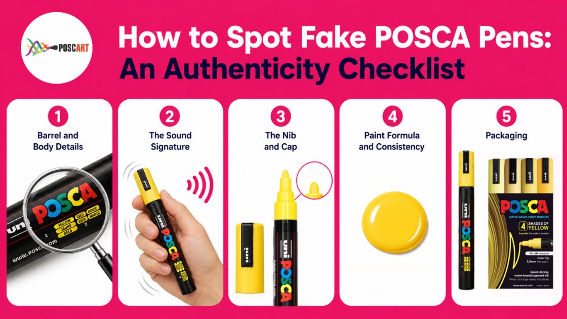 How to Spot Fake POSCA Pens: The Ultimate 2026 Authenticity Checklist