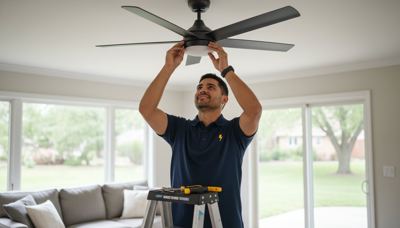 Ceiling Fan Installation in Warrenville: The Complete Homeowner’s Guide