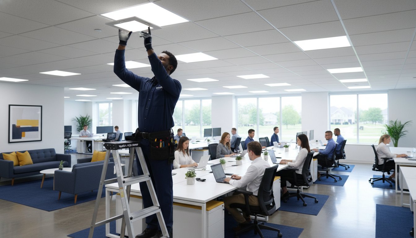 Office Lighting Installation: Professional Solutions for Illinois Businesses in 2026