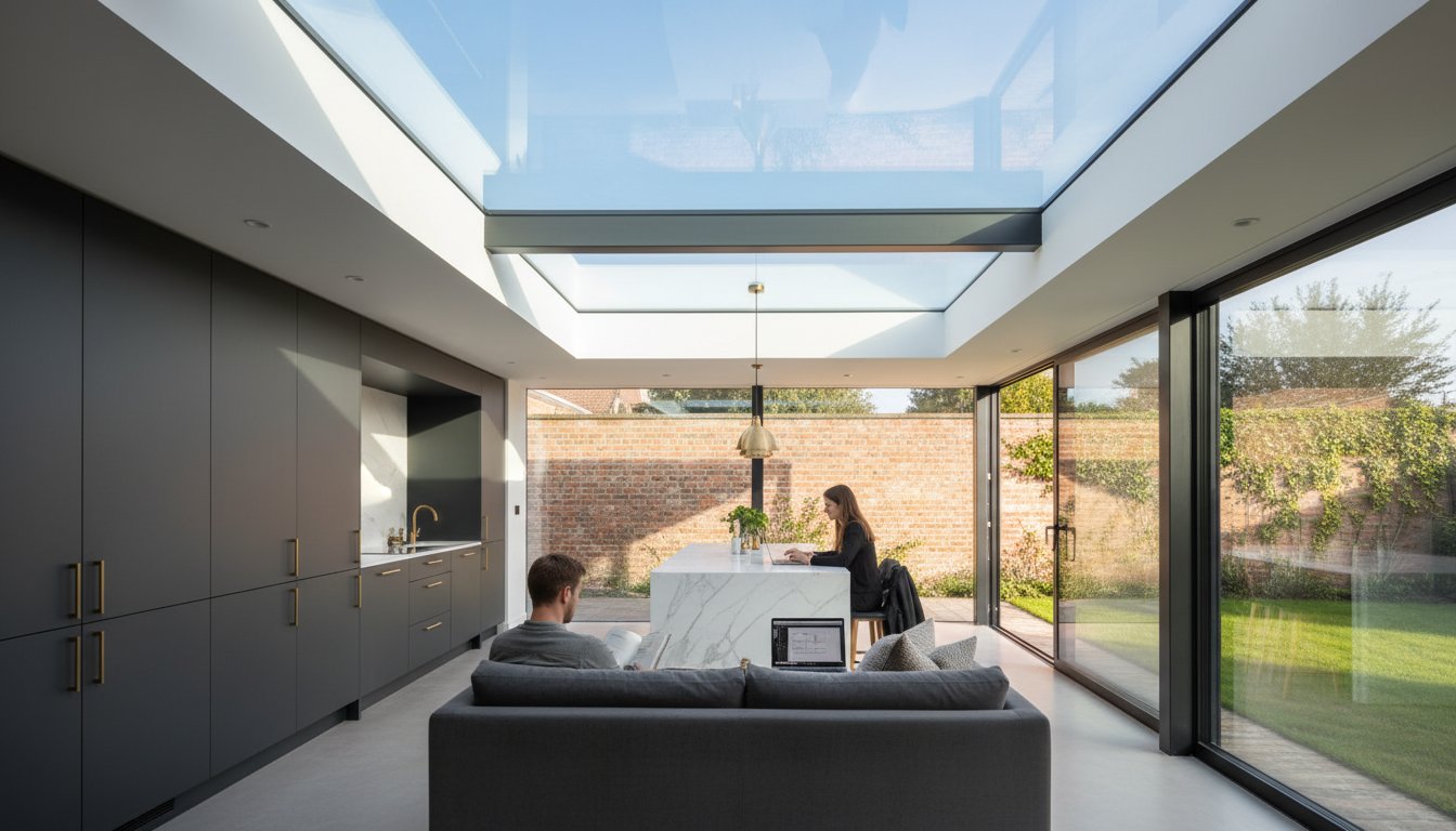 Solar Control Glass for Aluminium Flat Roof Lights in Cheshire: The 2026 Homeowner’s Guide