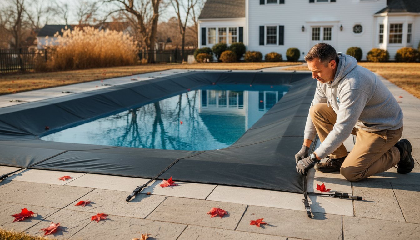 Last Minute Pool Closing in Tenafly: Protecting Your Investment Before the First Freeze