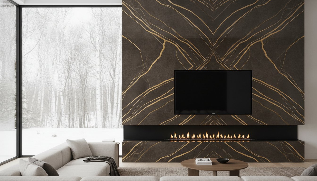 The Connoisseur’s Guide to Porcelain Slabs for Fireplace Surrounds in Ontario (2026)