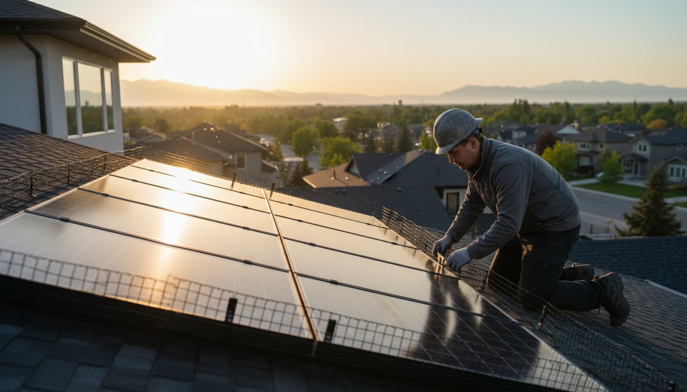 How to Bird Proof Solar Panels in Calgary: The Complete 2026 Homeowner’s Guide
