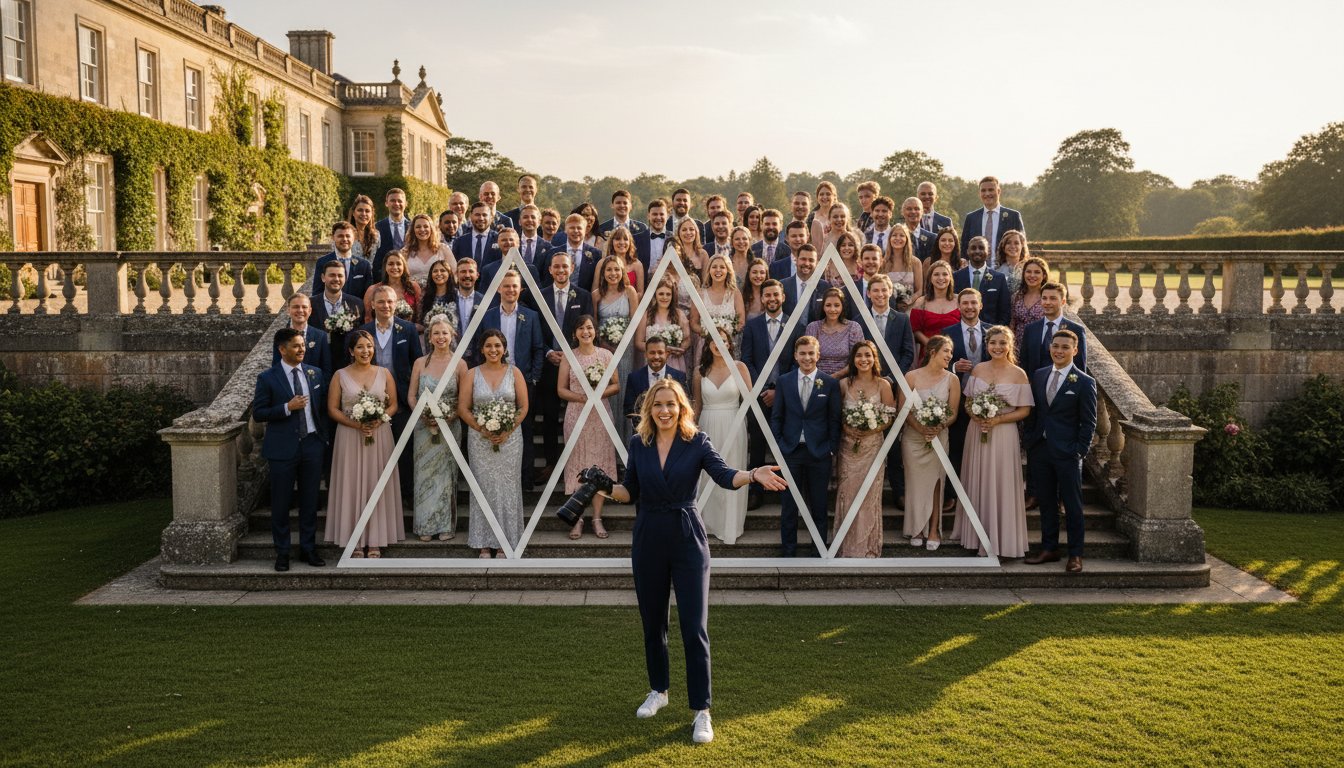Posing Large Wedding Groups: The Professional’s Guide to Architectural Composition in 2026