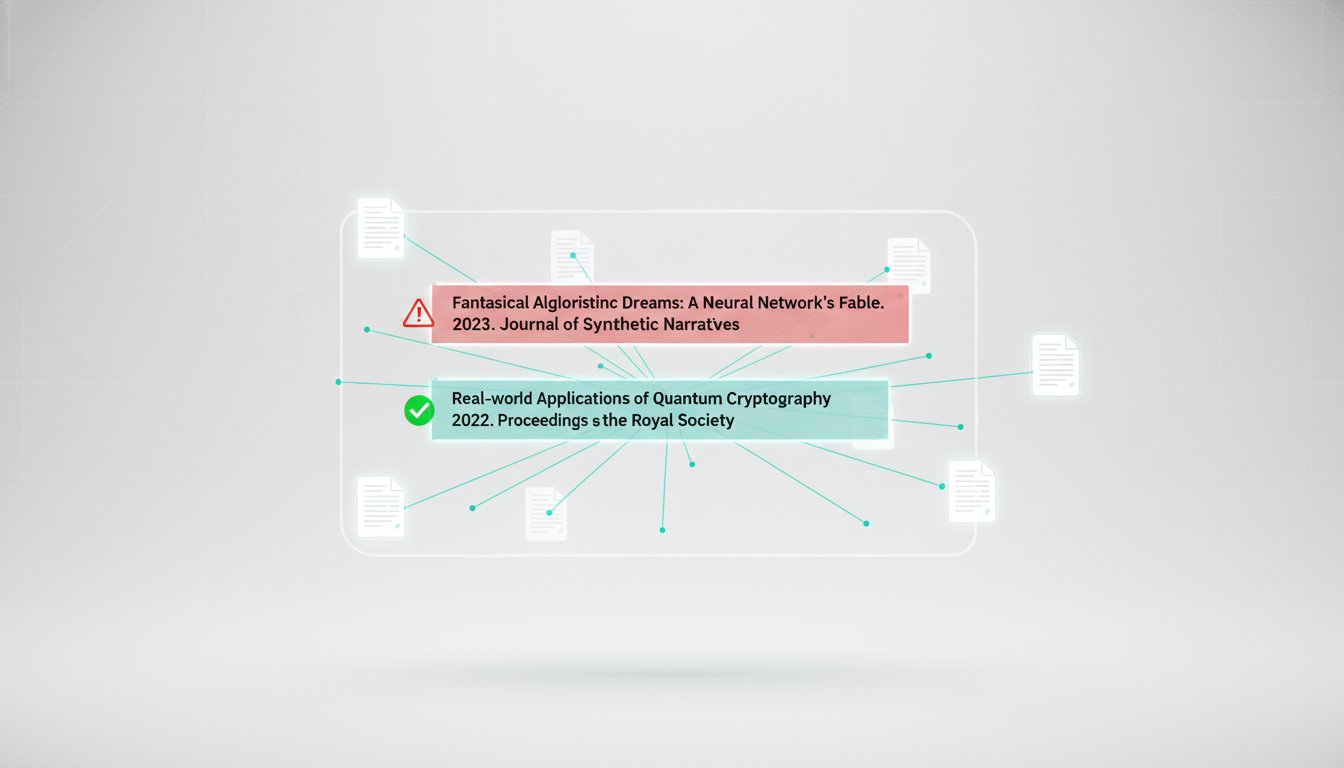 How to verify ai citations for academic and professional research