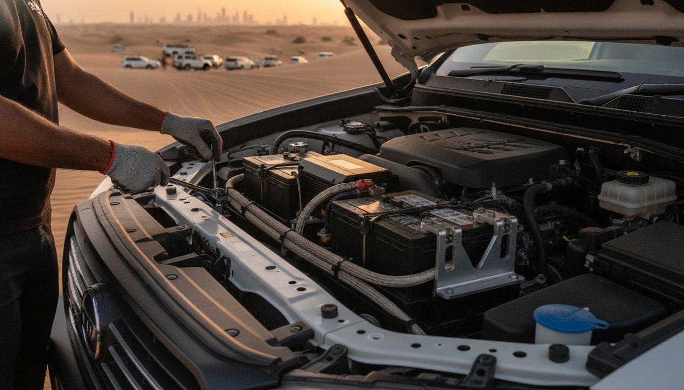 Dual Battery System Installation in Dubai: The Expert Guide for Off-Road & Fleet Vehicles