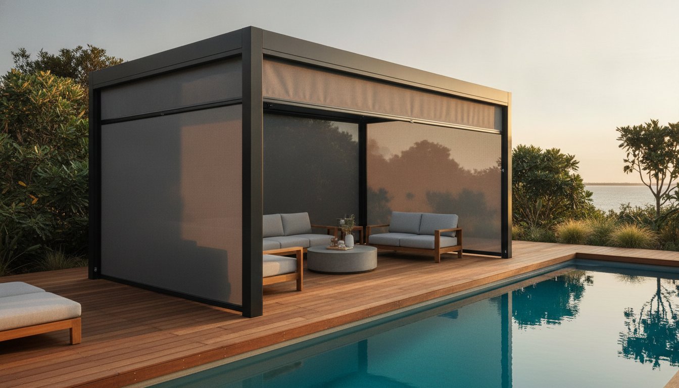 Outdoor Blinds for Pool Areas in Beaumaris: The 2026 Coastal Guide