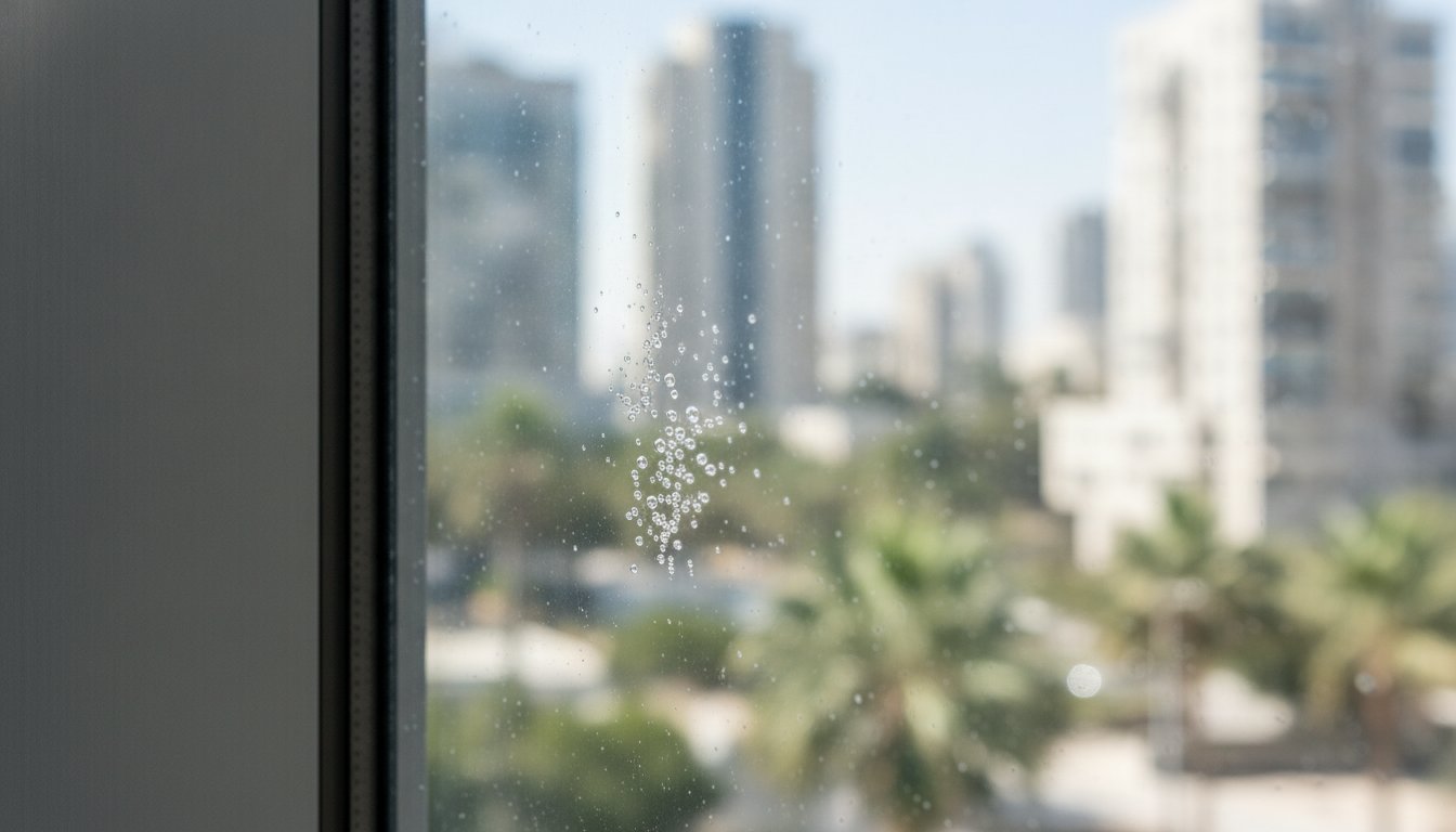 בועות בציפוי חלון אחרי התקנה: האם זה תקין ואיך מטפלים בזה?