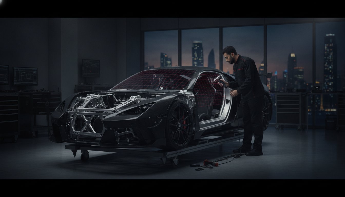 Supercar Accident Repair in Dubai: The Expert Guide to Precision Restoration